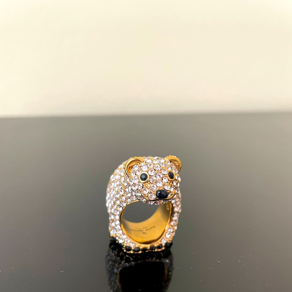 Kate Spade Novelty Cold Comforts Polar Bear Ring